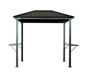 Sojag 6x8 ft. Dakota Grill Gazebo Steel Roof Gazebo SOJAG Black 