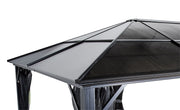 Image of Sojag Meridien Gazebo with Grey-Tinted Roof Panels and Mosquito Netting Gazebo SOJAG 