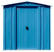 Image of Arrow Classic Steel Storage Shed, 6x7 Shed Arrow Blue Grey 