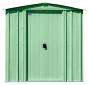 Image of Arrow Classic Steel Storage Shed, 6x7 Shed Arrow Sage Green 