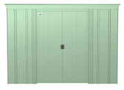 Image of Arrow Classic Steel Storage Shed, 8x4 Shed Arrow Sage Green 