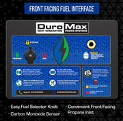 Image of DuroMax XP13000HX 13,000 Watt Dual Fuel Portable HX Generator w/ CO Alert Generator DuroMax 