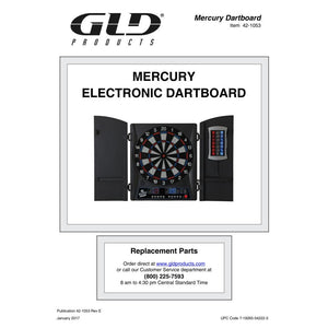 GLD Fat Cat Mercury Electronic Dartboard - The Better Backyard