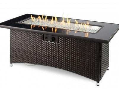 Outdoor Montego Linear Gas Fire Pit Table - The Better Backyard
