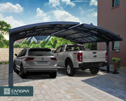 Image of Palram-Canopia | Arizona Wave Double Carport Arch-Style Carport Palram - Canopia 