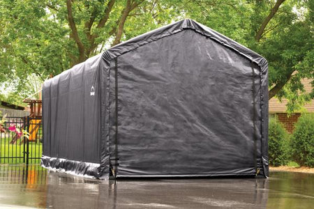 Shelter Logic 20x15x12  Peak Style Shelter - The Better Backyard