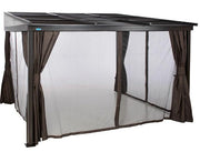 Image of Sojag™ 10x12 Francfort Patio Gazebo Netting and Curtains Included - The Better Backyard