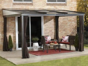 Image of Sojag™ Budapest 10x12 Patio Gazebo Netting and Curtains Included - The Better Backyard