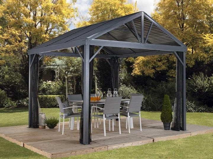 Sojag Sanibel I Gazebo Steel Roof with Mosquito Netting