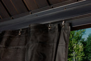 Image of Sojag Skylight Black Spun Polyester Curtains Accessories SOJAG 