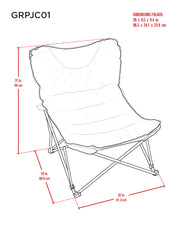 Image of Camp & Go XXL Ultra Padded Camp Seat Outdoor Furniture Camp & Go 