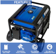 Image of DuroMax XP13000E 13000 Watt 18 HP Portable Gas Generator Generator DuroMax 
