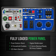 Image of DuroMax XP16000iH 16,000 Watt V-Twin Dual Fuel Portable Digital Inverter Generator Generator DuroMax 