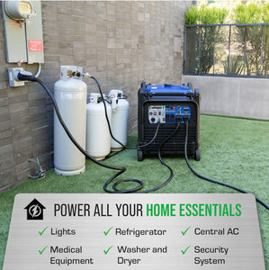 DuroMax XP16000iH 16,000 Watt V-Twin Dual Fuel Portable Digital Inverter Generator Generator DuroMax 