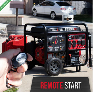 DuroStar DS13000MX 13,000 Watt Dual Fuel Portable Generator w/ CO Alert Generator DuroMax 