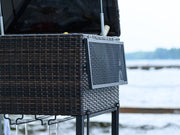 Image of Gazebo Penguin 80-Quart Wheeled Wicker Cooler Cooler Gazebo Penguin 