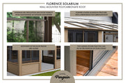 Image of Gazebo Penguin Add-a-Room Patio Enclosure Kit with Polycarbonate Roof Solarium Gazebo Penguin 