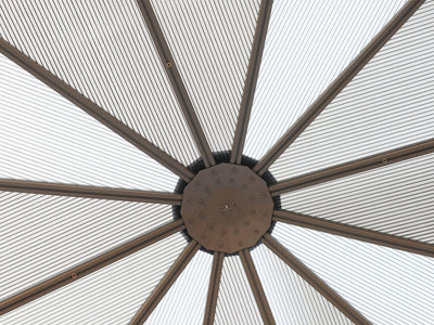 Gazebo Penguin Florence Solarium with Polycarbonate Roof - 12' x 12' / 12' x 15' Solarium Gazebo Penguin 
