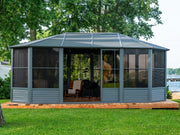 Image of Gazebo Penguin Florence Sunroom Kit with Metal Roof 12' x 18' Solarium Gazebo Penguin 