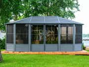 Image of Gazebo Penguin Florence Sunroom Kit with Metal Roof 12' x 18' Solarium Gazebo Penguin 