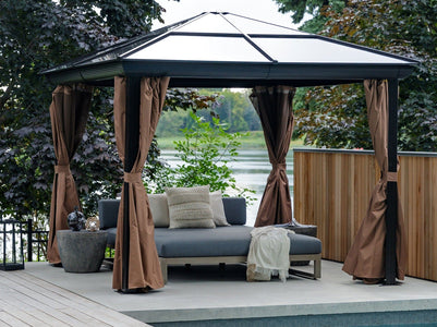 Gazebo Penguin Venus Gazebo with Polycarbonate Roof Gazebo Gazebo Penguin 