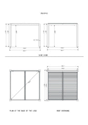Image of Gazebo Penguin Vikos Aluminum Stand Alone Pergola Pergola Gazebo Penguin 