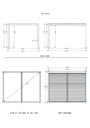 Image of Gazebo Penguin Vikos Aluminum Stand Alone Pergola Pergola Gazebo Penguin 