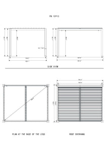 Gazebo Penguin Vikos Aluminum Stand Alone Pergola Pergola Gazebo Penguin 