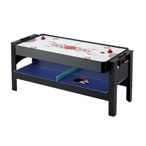 GLD Fat Cat 3-in-1 6' Flip Multi-Game Table - Blue Top Game Table GLD 