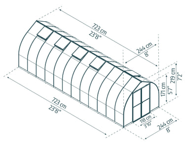 Palram - Canopia | Bella Greenhouse Greenhouses Palram - Canopia 
