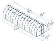 Image of Palram - Canopia | Bella Greenhouse Greenhouses Palram - Canopia 