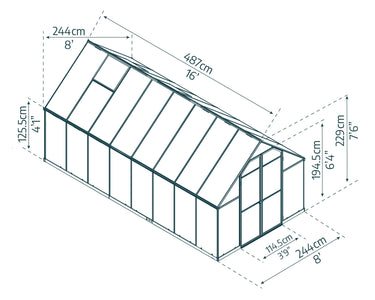 Palram - Canopia | Essence Greenhouse Greenhouses Palram - Canopia 