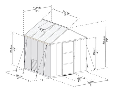 Palram - Canopia | Glory Greenhouse Greenhouses Palram - Canopia 