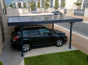 Image of Palram - Canopia | Palma 5000 Carport Gray/Gray Carport Palram - Canopia 