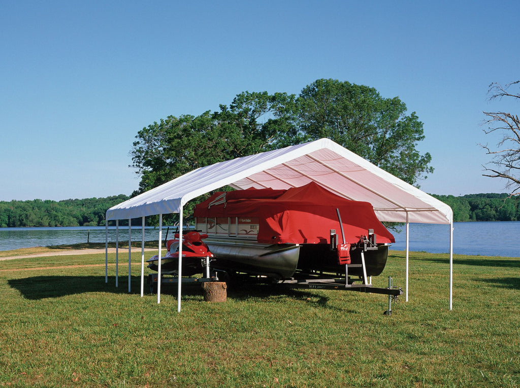 ShelterLogic SuperMax Canopy 18 x 30 ft. White The Better Backyard