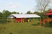 Image of ShelterLogic SuperMax Canopy 18 x 40 ft. White Canopy ShelterLogic 