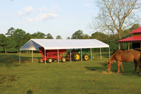 ShelterLogic SuperMax Canopy 18 x 40 ft. White Canopy ShelterLogic 