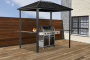 Image of Sojag 6x8 ft. Dakota Grill Gazebo Steel Roof Gazebo SOJAG 