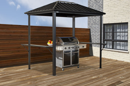 Sojag 6x8 ft. Dakota Grill Gazebo Steel Roof Gazebo SOJAG 