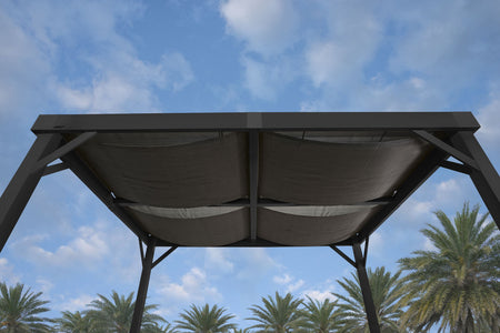Sojag Fontana Aluminum Frame 10 x 12 ft Pergola with Shade Pergola SOJAG 