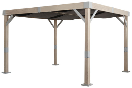 Sojag Fontana Aluminum Frame 10 x 12 ft Pergola with Shade Pergola SOJAG 