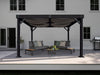 Sojag Fontana Aluminum Frame 10 x 12 ft Pergola with Shade Pergola SOJAG 