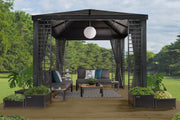 Image of Sojag Havana 10 x 10 ft. Aluminum Frame Gazebo with Optional Planters Gazebo SOJAG 
