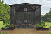 Image of Sojag Havana 10 x 10 ft. Aluminum Frame Gazebo with Optional Planters Gazebo SOJAG 