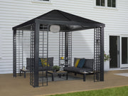 Image of Sojag Havana 10 x 10 ft. Aluminum Frame Gazebo with Optional Planters Gazebo SOJAG 