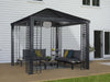 Sojag Havana 10 x 10 ft. Aluminum Frame Gazebo with Optional Planters Gazebo SOJAG 