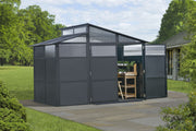 Image of Sojag Rainier 8 x 11 ft. Aluminum Frame Storage Shed Shed SOJAG 