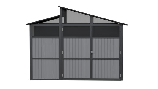 Sojag Rainier 8 x 11 ft. Aluminum Frame Storage Shed Shed SOJAG 