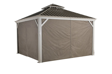 Sojag Taupe Curtains for Monaco Gazebo Canopy & Gazebo Accessories SOJAG 10x10 