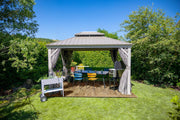 Image of Sojag Taupe Curtains for Monaco Gazebo Canopy & Gazebo Accessories SOJAG 
